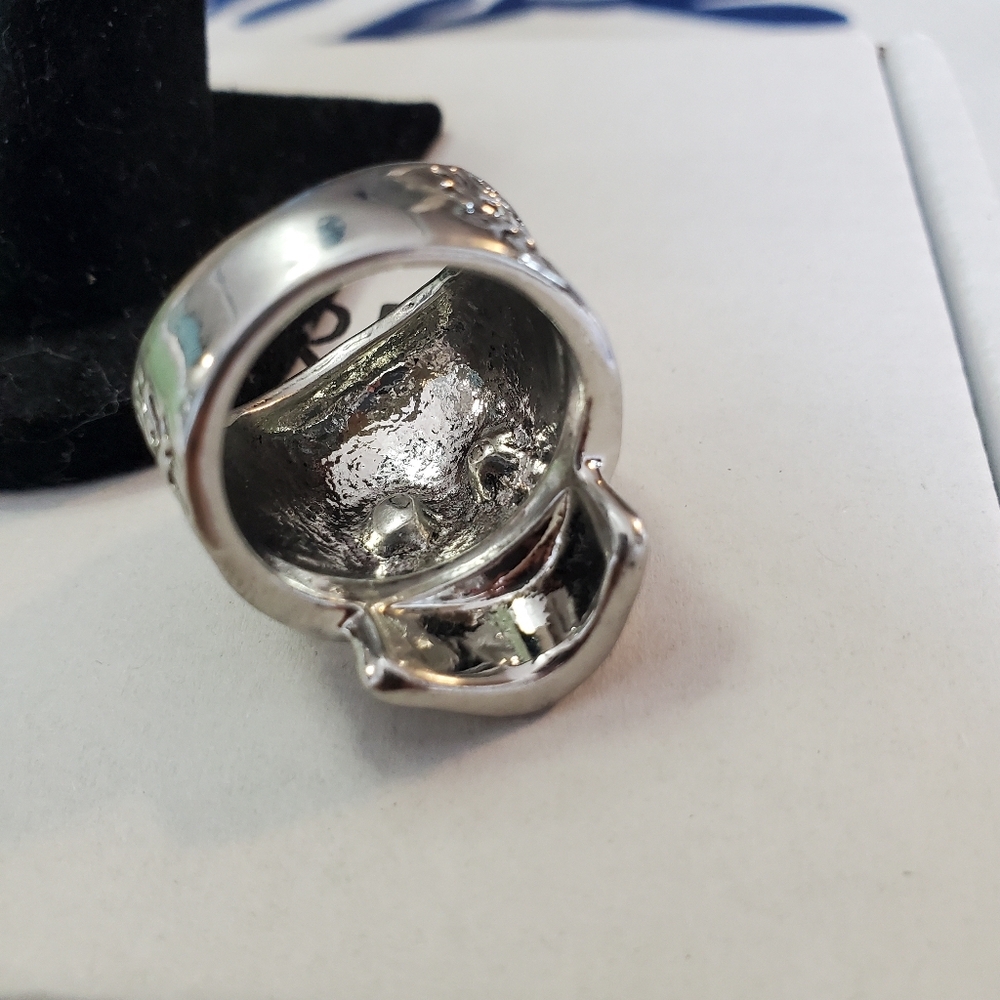 Retro Skull Head Ring - Picture 9 of 9